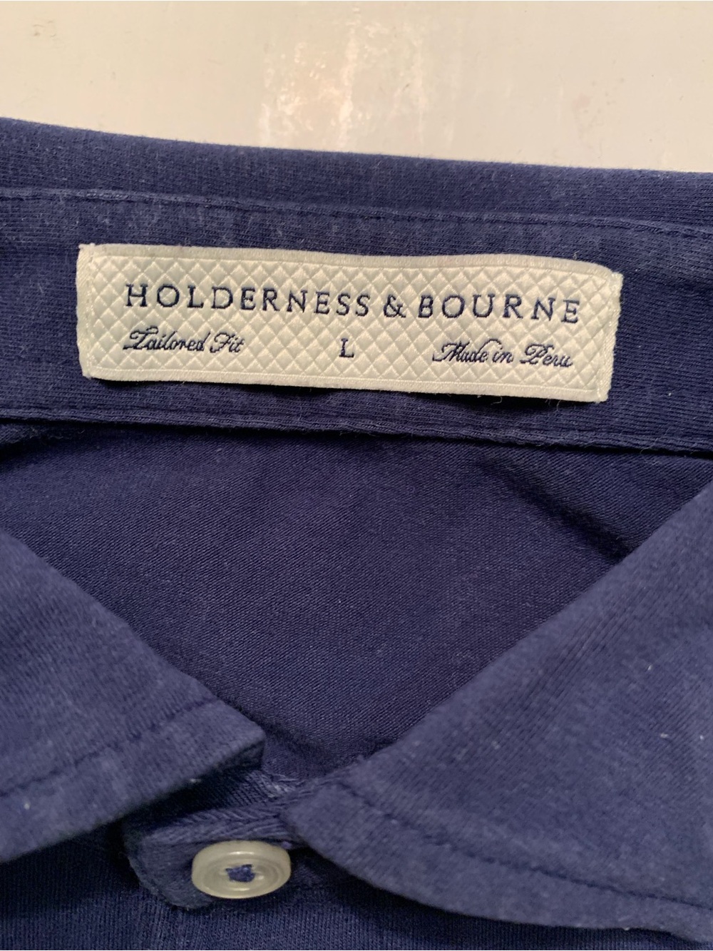Holderness & Bourne Polo Shirt Golf Tailored Fit with Logo Embroidery - Picture 4 of 13
